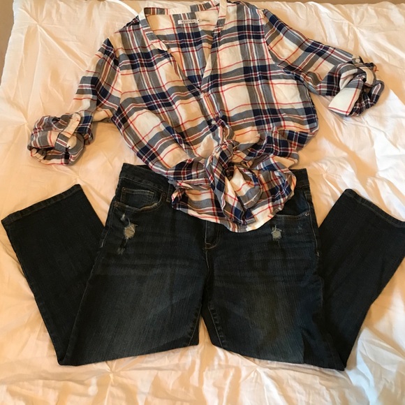 Kenneth Cole Reaction Tops - Kenneth Cole Reaction Flannel Top